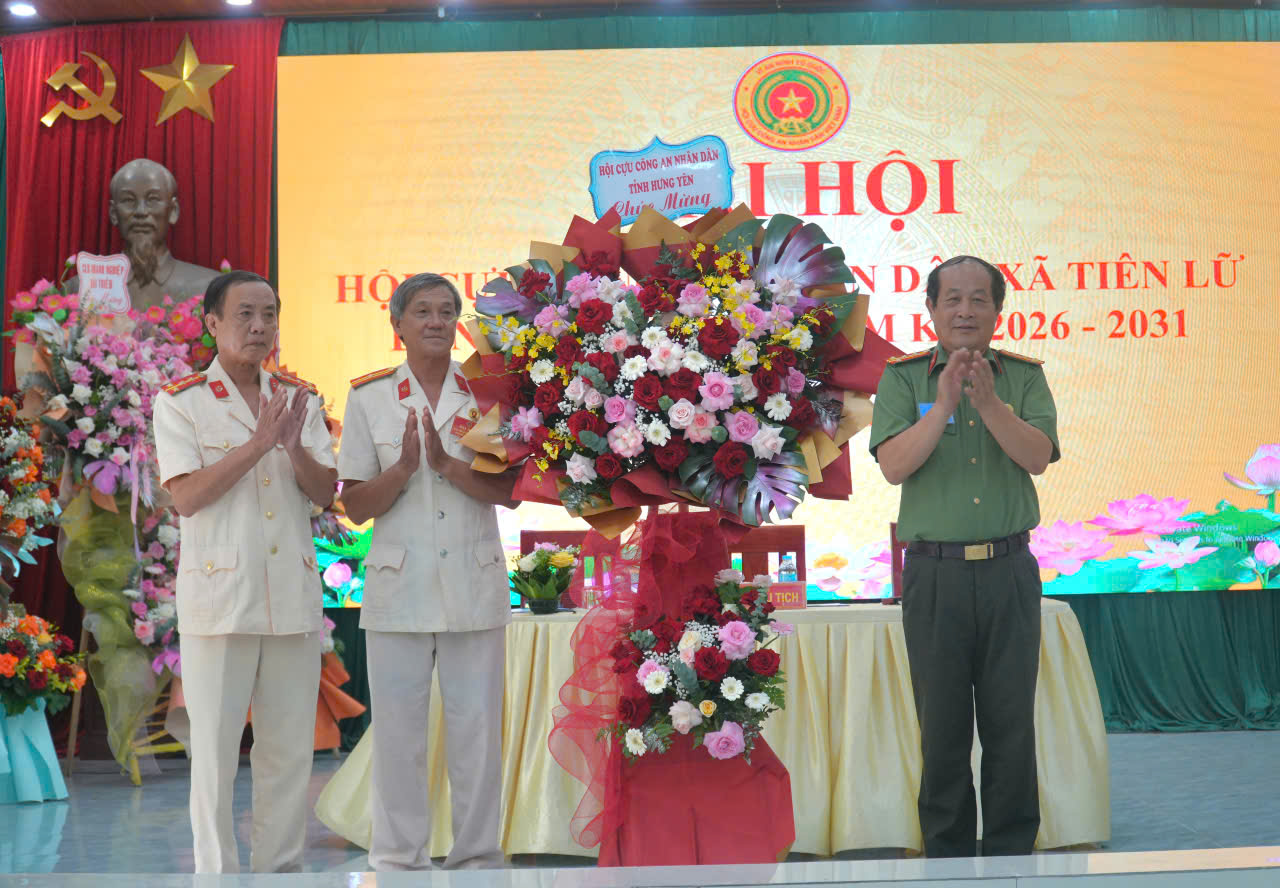 ĐẠI HỘI HỘI CỰU CÔNG AN NHÂN DÂN XÃ TIÊN LỮ LẦN THỨ NHẤT, NHIỆM KỲ 2026 - 2031