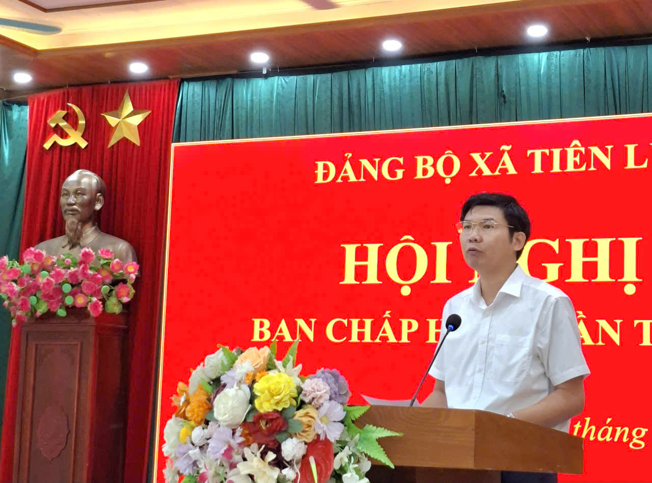 ĐẢNG BỘ XÃ TIÊN TỮ TỔ CHỨC HỘI NGHỊ BAN CHẤP HÀNH LẦN THỨ 3 NHIỆM KỲ 2025-2030