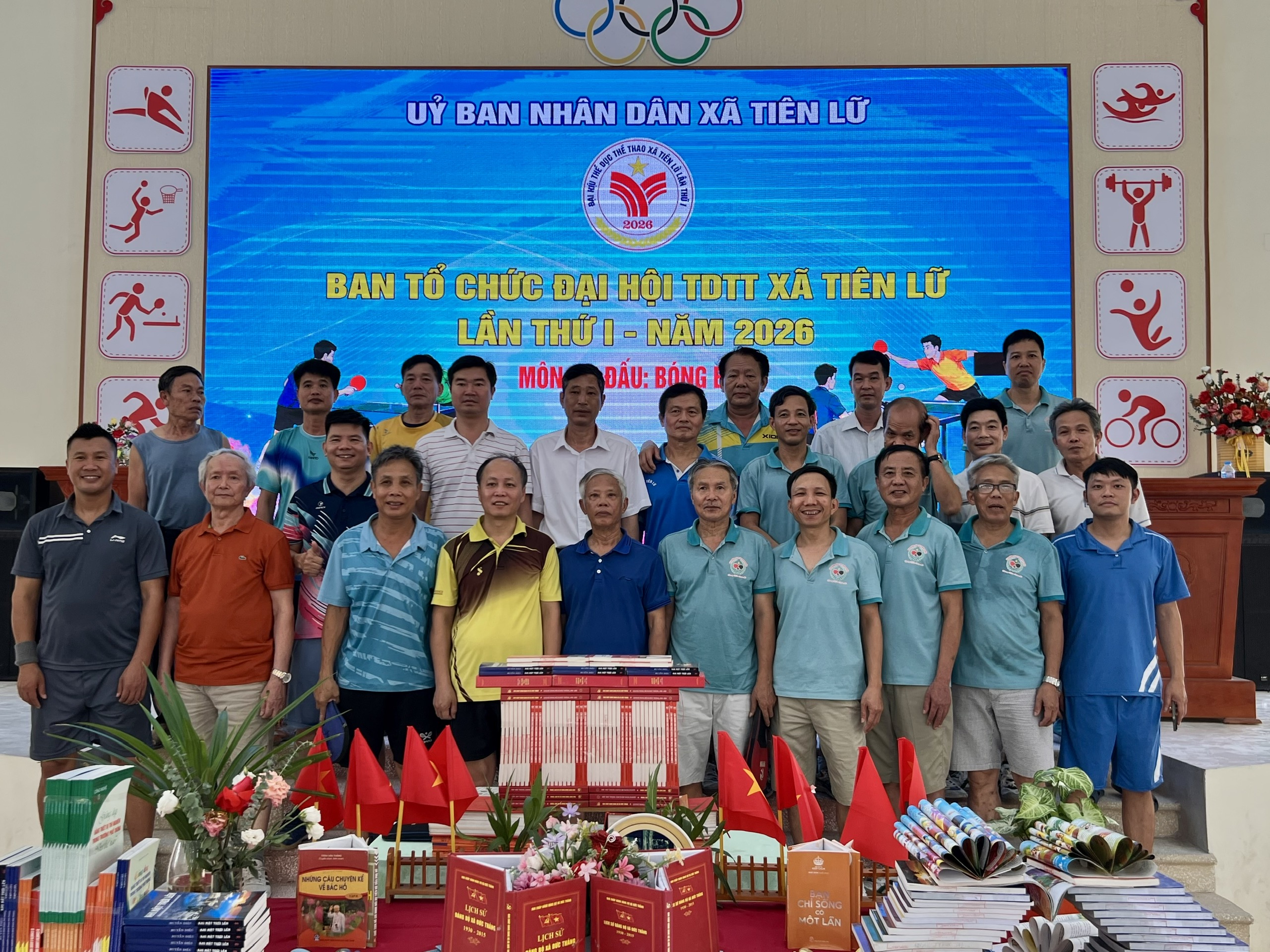 SÔI NỔI GIẢI BÓNG BÀN TRONG KHUÔN KHỔ ĐẠI HỘI THỂ DỤC THỂ THAO XÃ TIÊN LỮ