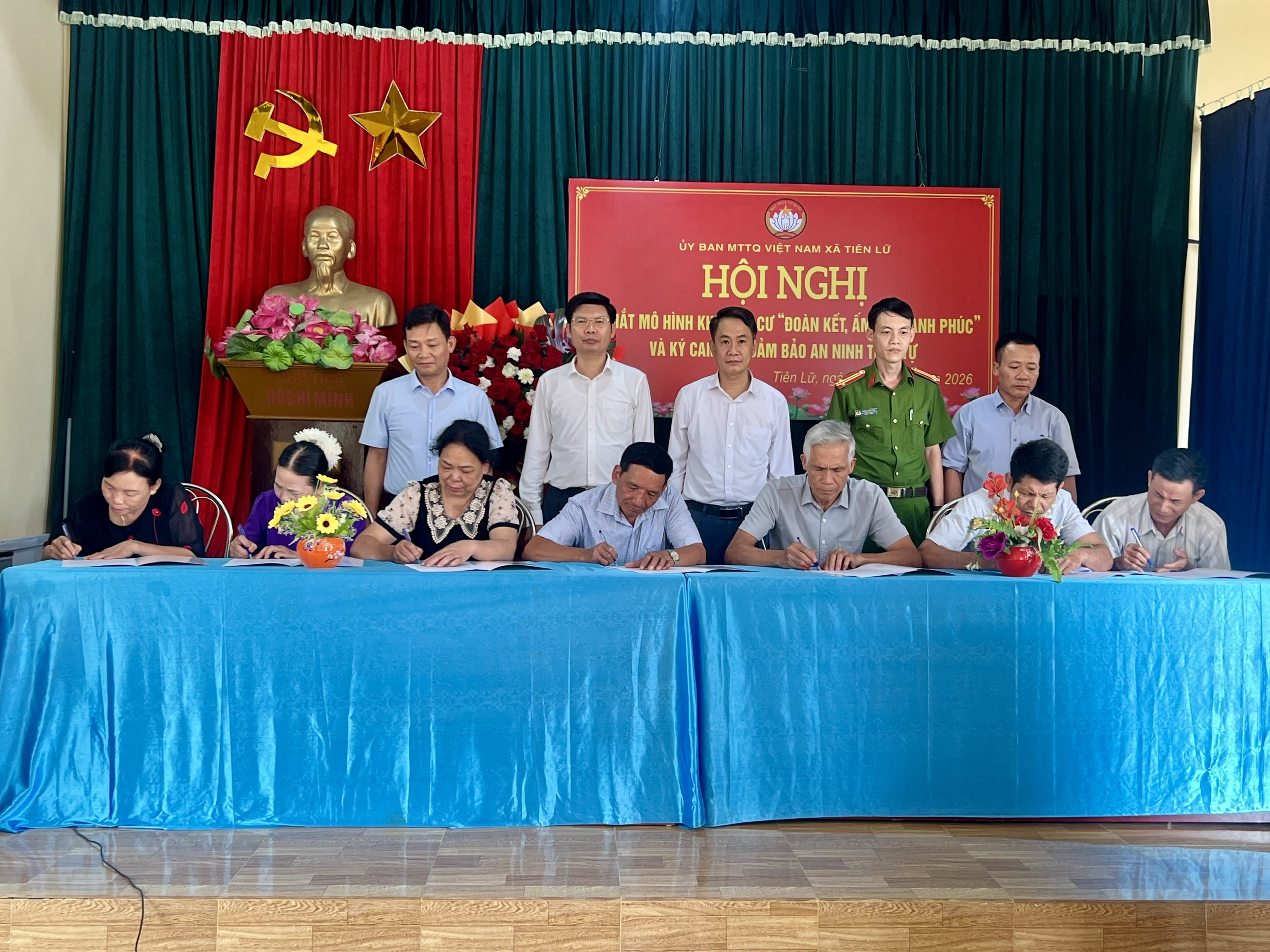 THÔN LƯƠNG TRỤ RA MẮT MÔ HÌNH ĐIỂM KHU DÂN CƯ “ĐOÀN KẾT, ẤM NO, HẠNH PHÚC” NĂM 2026