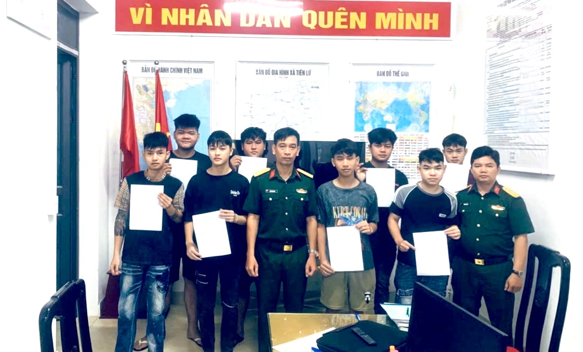 XÃ TIÊN LỮ CÓ 18 THANH NIÊN TÌNH NGUYỆN VIẾT ĐƠN THAM GIA NGHĨA VỤ QUÂN SỰ NĂM 2027